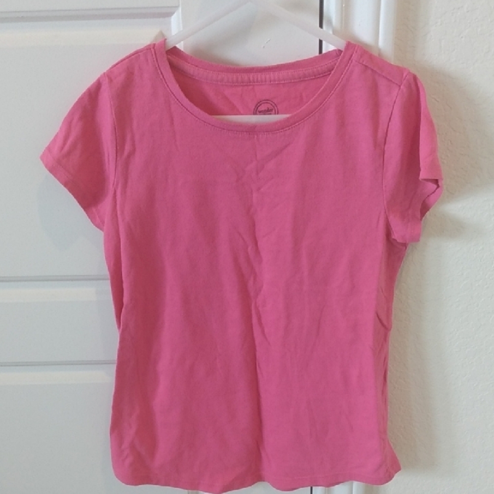 Basic Pink Crew Neck Tee